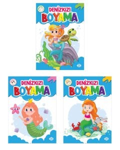 DENİZKIZI BOYAMA SETİ (3 KİTAP TAKIM)