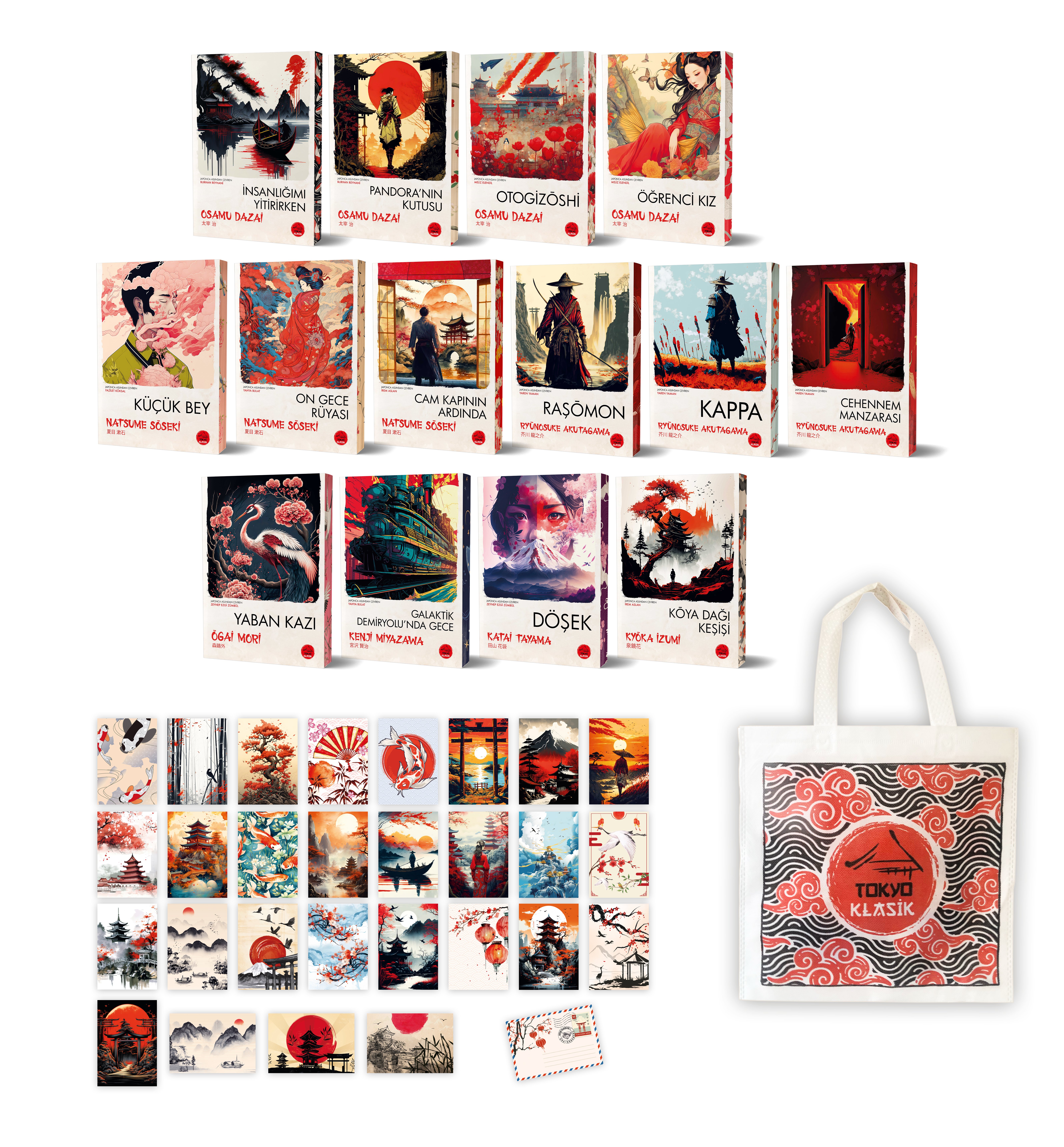 JAPON KLASİKLERİ SETİ (14 KİTAP TAKIM)