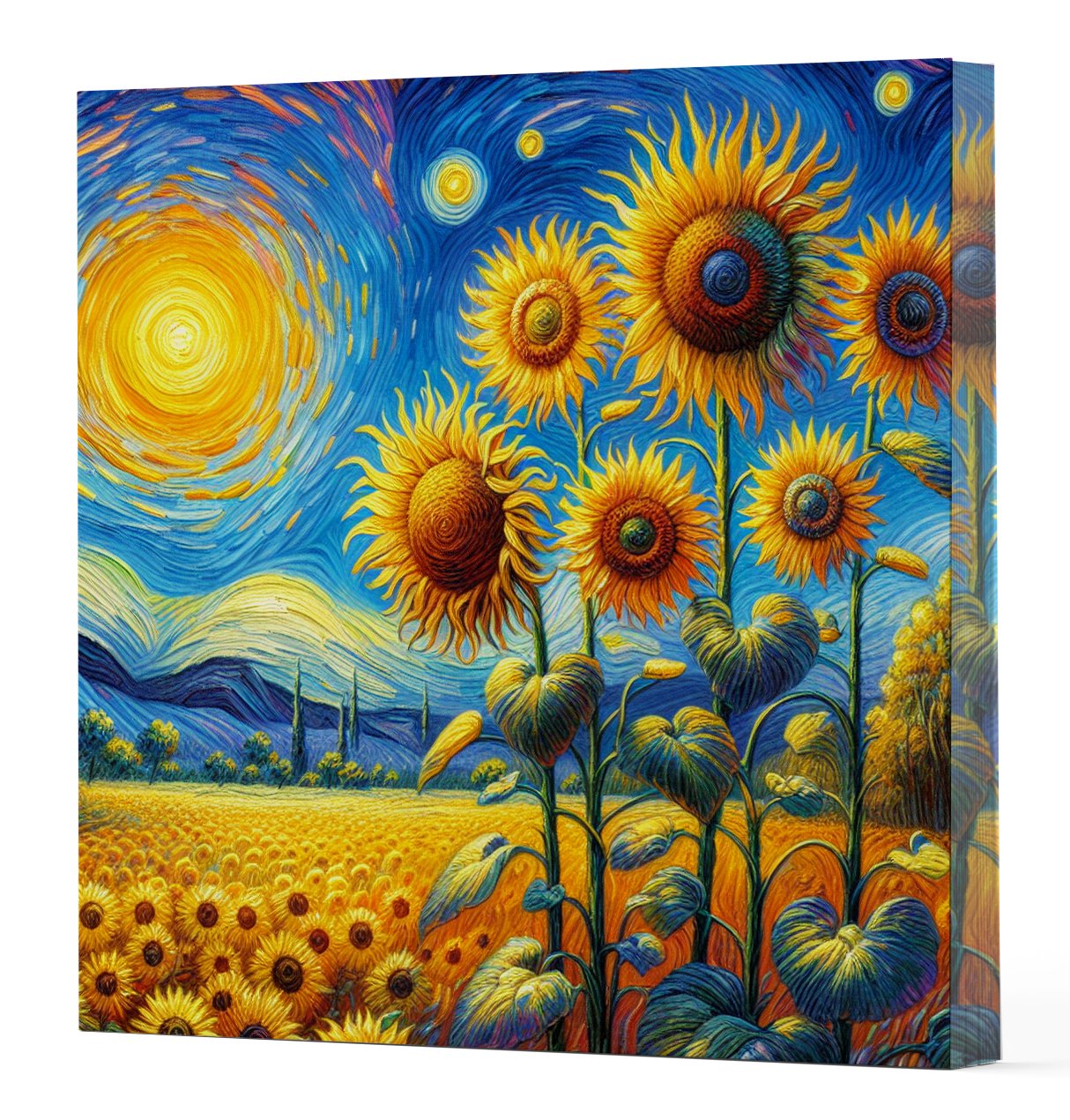 VAN GOGH 4 AYÇİÇEKLERİ - DEFTER 15x15