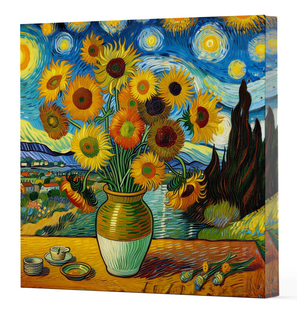 VAN GOGH 10 AYÇİÇEKLERİ - DEFTER 15x15