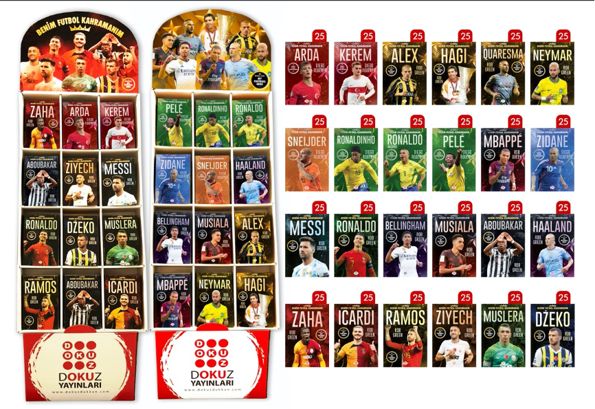 STANTLI BENİM FUTBOL KAHRAMANIM SERİSİ 600 KİTAP SET