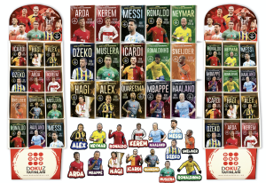 STANTLI BİBLOLU BENİM FUTBOL KAHRAMANIM SERİSİ (15 ÇEŞİT 450 ADET KİTAP)