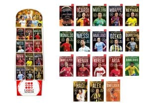 STANTLI BİBLOLU BENİM FUTBOL KAHRAMANIM SERİSİ  (18 ÇEŞİT 300 ADET KİTAP)