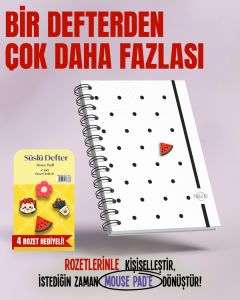 ÇİZGİLİ SÜSLÜ DEFTER