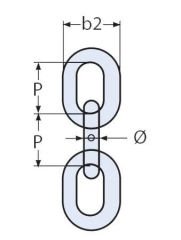 DIN 766 Paslanmaz Zincir 6 mm