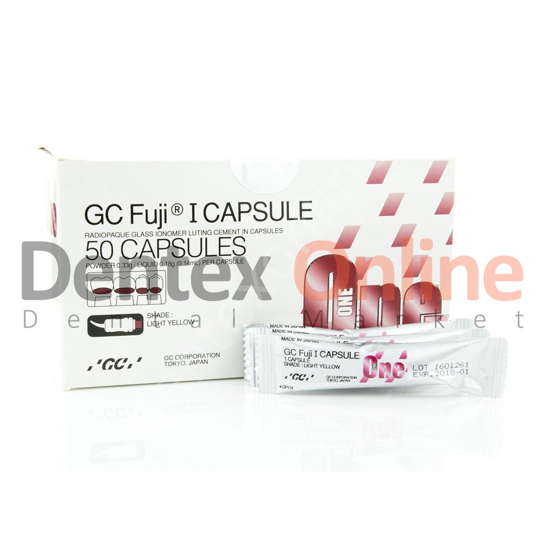 GC Fuji I, 50 Capsules, Light Yellow