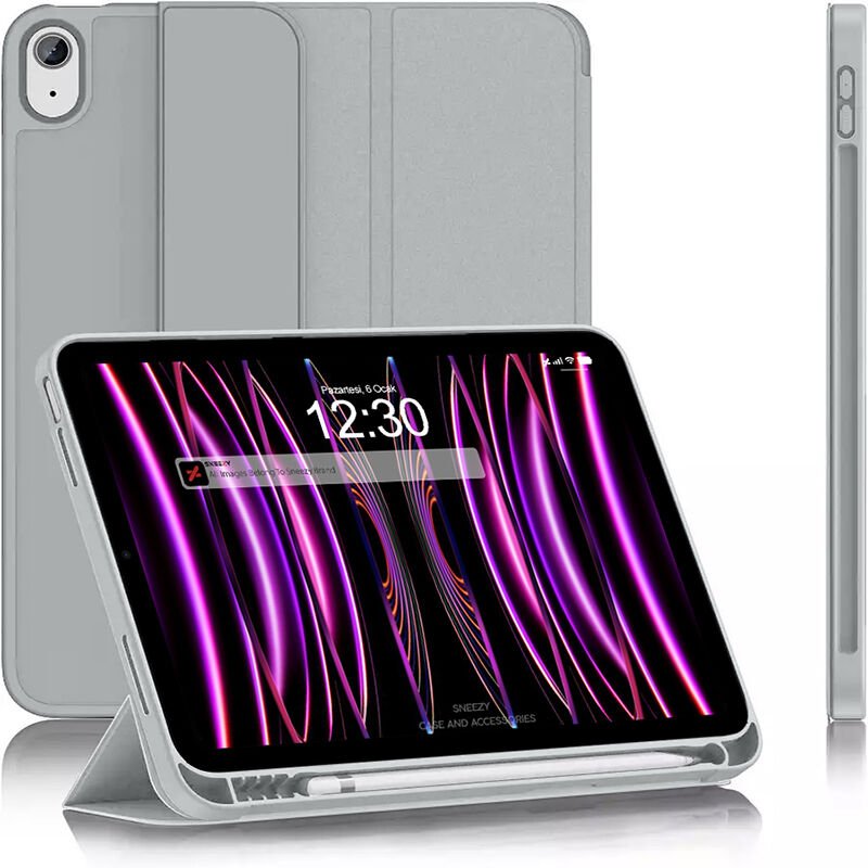 Apple iPad Air 4. 5. Nesil 10.9 İnç Kılıf Craft Kalem Bölmeli Uyku Modlu Kapaklı Smart Case