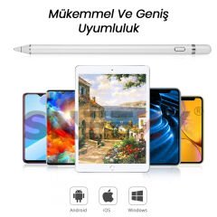 iPad Air 4.5.Nesil 10.9 İnç Uyumlu InkScribe Dokunmatik Çizim ve Tasarım Kalemi Staylus Pencil