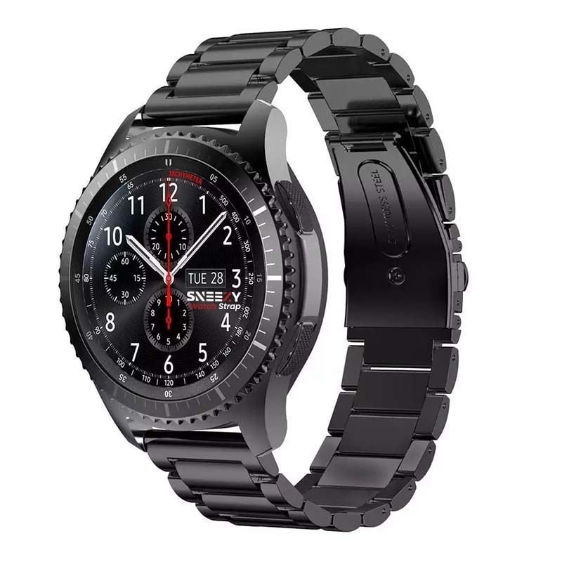 Huawei Watch GT2 Elite Sport Classic 46mm GT2 Pro 22mm Uyumlu Ironweft Dokum Celik Metal Kordon