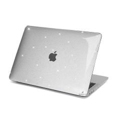 Sneezy Macbook Pro 2021/23 14,2 İnç M1-M2 Çip A2442 A2779 İle Uyumlu Parlak Diamond Dust Simli Kılıf