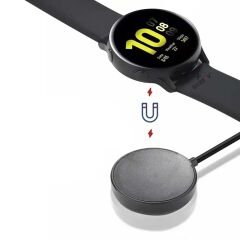 Sneezy Samsung Galaxy Watch 3 41mm-45mm İle Uyumlu Yedek Hızlı USB Şarj Kablosu