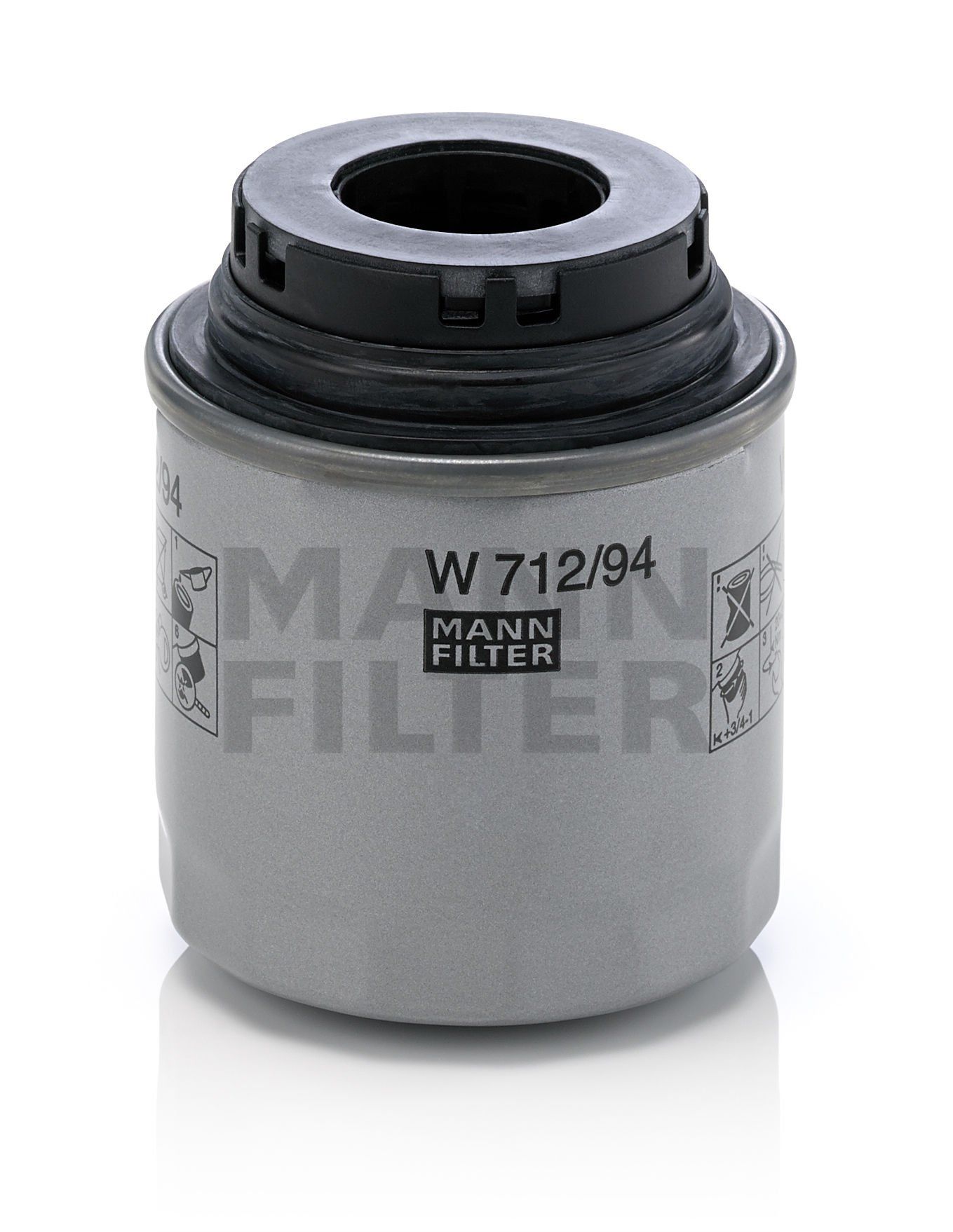 W 712/94 Mann Filter ㅤVolkswagenㅤ Polo V (6R, 6C) 1.4 GTI Yağ Filtresi