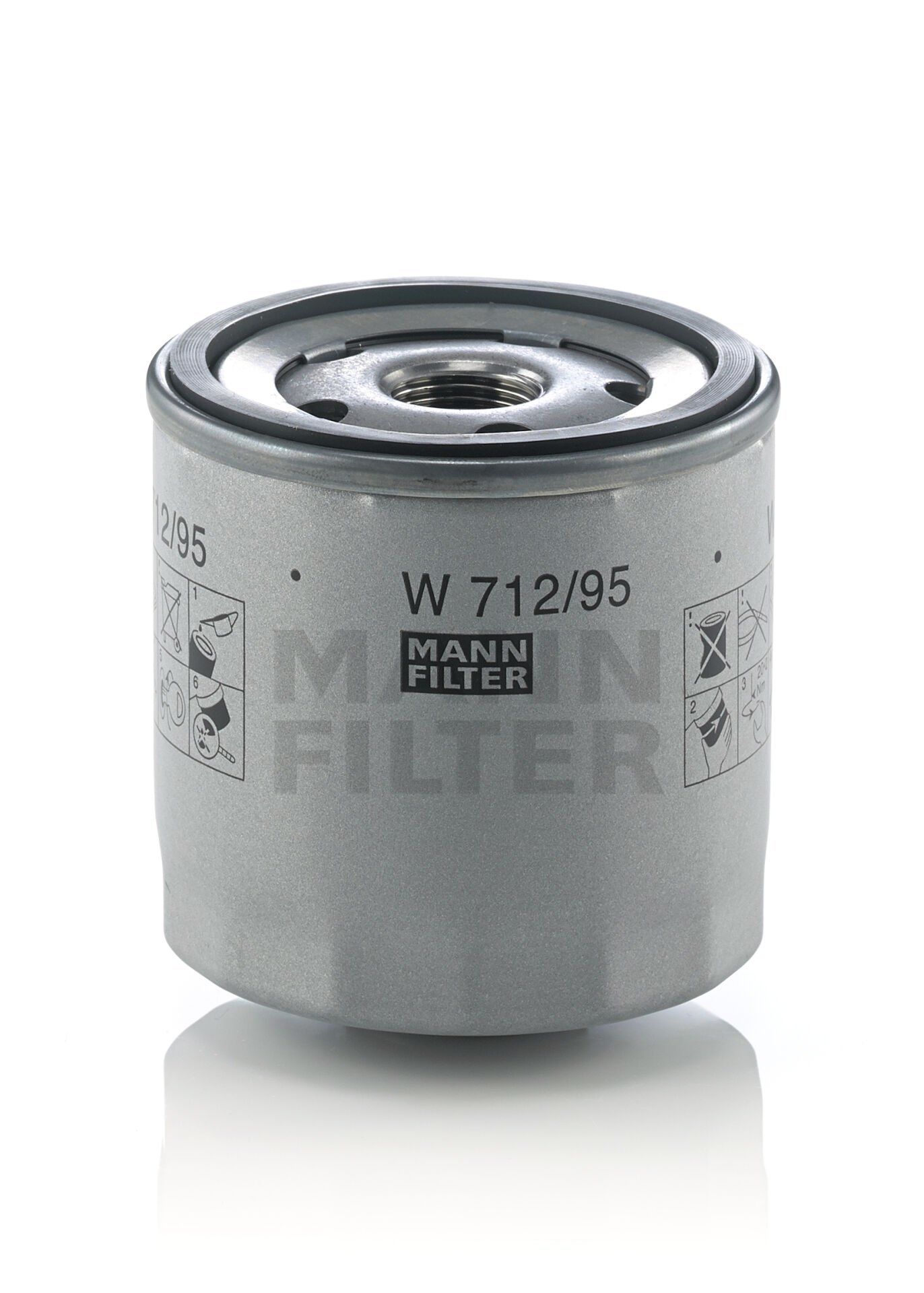 W 712/95 Mann Filter ㅤVolkswagenㅤ Golf VII (5G1/BA5) 1.6 Yağ Filtresi