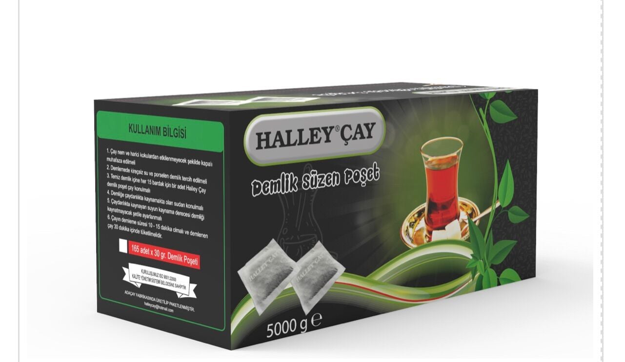 HALLEY DEMLİK POŞET ÇAY 5KG 30 GR