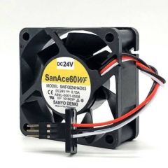 Sanyo Denki 9WF0624H4D03/A90L-0001-0508 Soğutma Fanı - 60x60x25mm 24V DC Fanuc A90L-0001-0508 Uyumlu Endüstriyel Fan