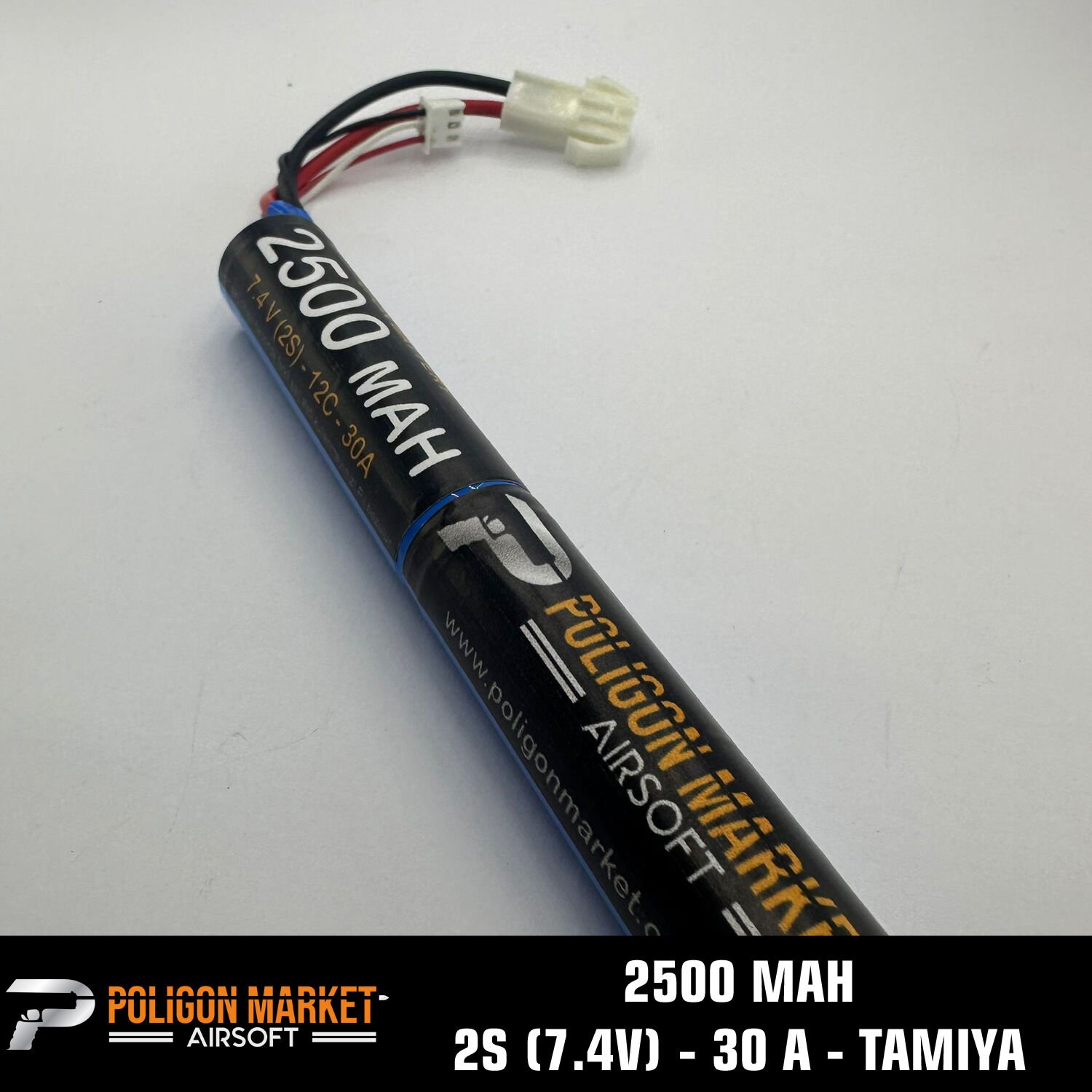 2S (7.4V) 30A 2500 MAH STICK AİRSOFT BATARYA (Tamiya)