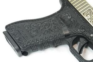 WE G17 Glock 17 ETCHED IVORY Bronze SE İşlemeli Glock Airsoft Tabanca