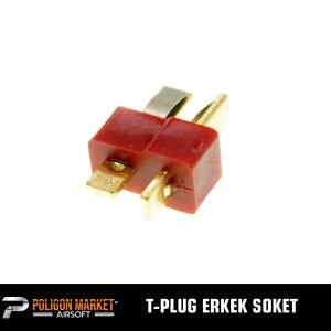 T-Plug Erkek Lipo Pil Konnektör