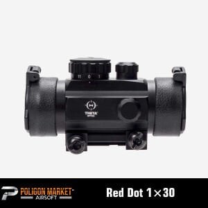 Theta Optics Red Dot 1×30 Reflex Sight Nişangah – Siyah