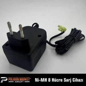 Airsoft Ni-MH 8 Hücre Şarj Cihazı