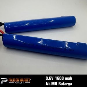 1600 mah Ni-MH 9,6V Orjinal Batarya