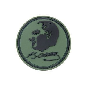 Mustafa Kemal Atatürk Silüet İmza Silikon Patch Arma