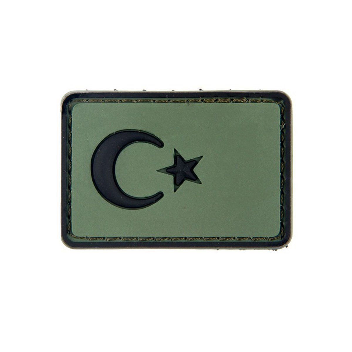 Türk Bayrağı Küçük Boy Silikon Patch Arma