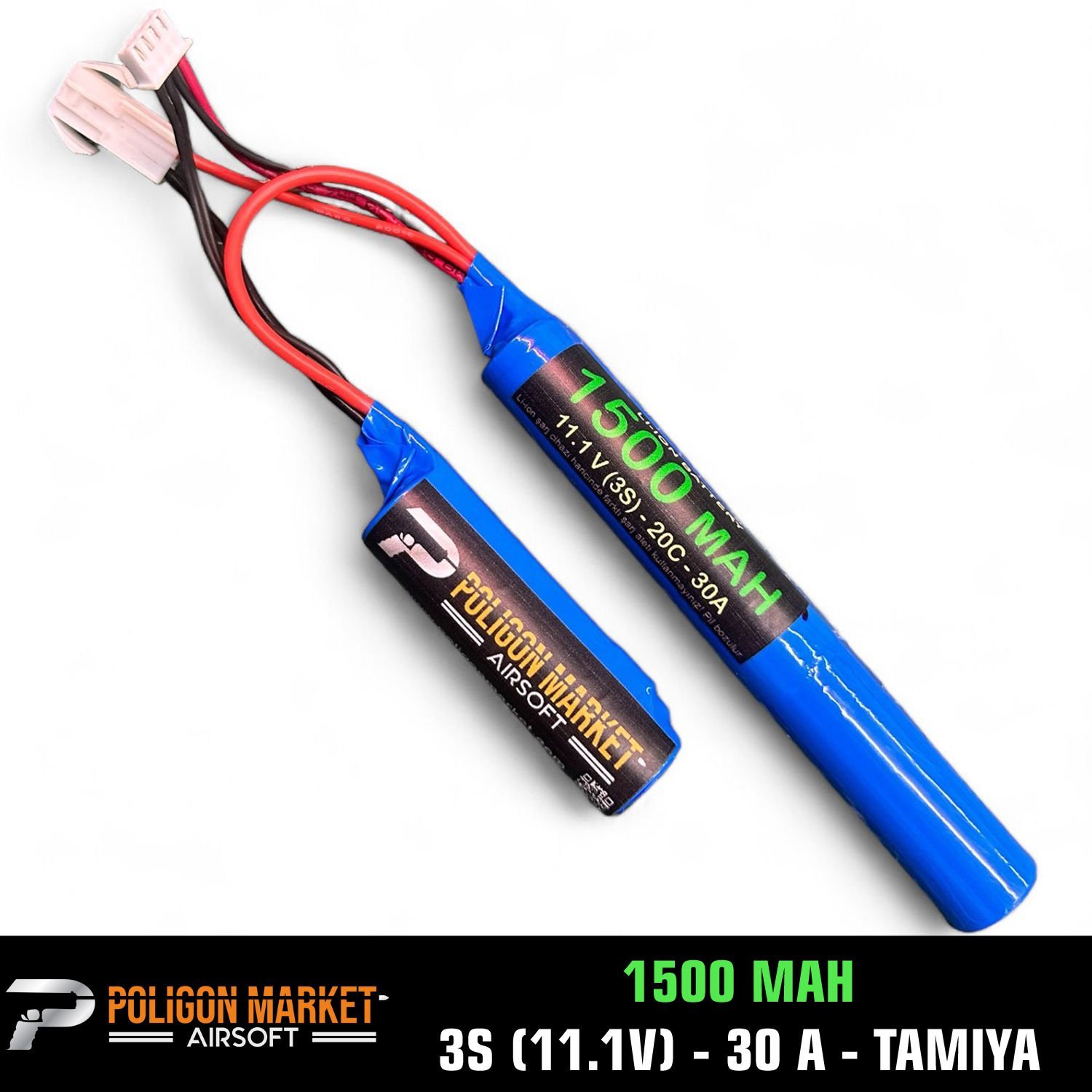 3S (11.1V) 30A 1500 MAH AİRSOFT BATARYA (Tamiya)