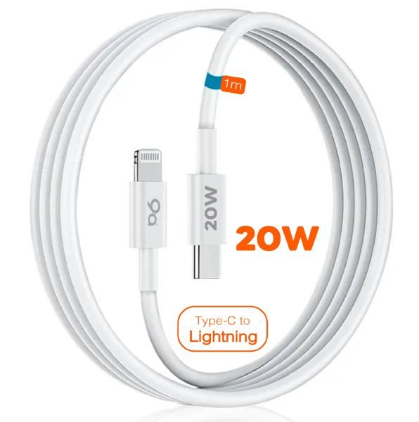 20w Hızlı Lıghtning Şarj Kablosu Type-c To Lightning 20w Pd Şarj Kablo Tüm Cihazlara Uyumlu 9a V68