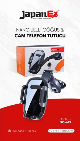 Nano Jelli Göğüs & Cam Telefon Tutucu JapanEx