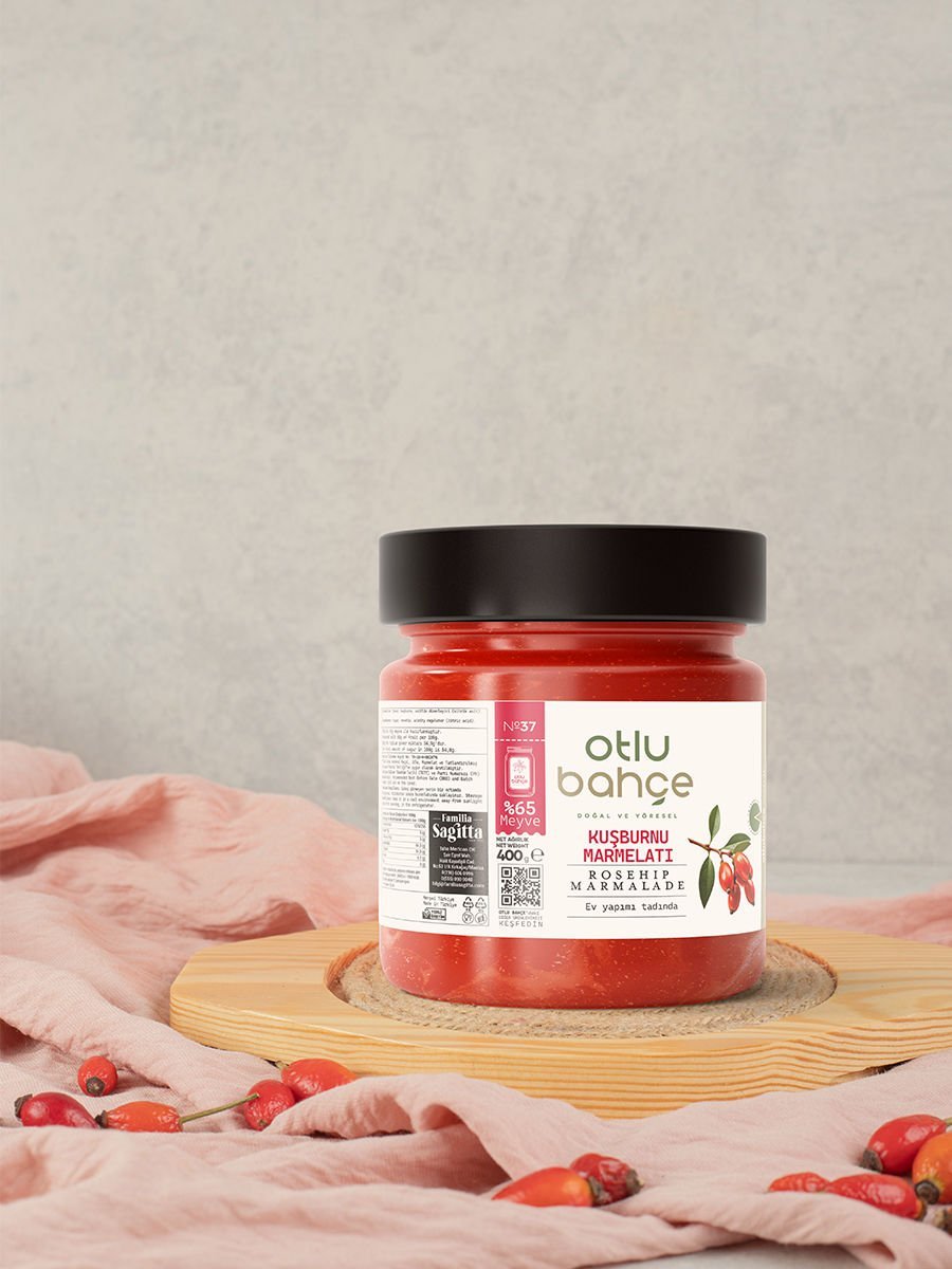 Otlu Bahçe Kuşburnu Marmelatı 400g