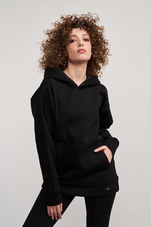 Oversize Hoodie - Siyah