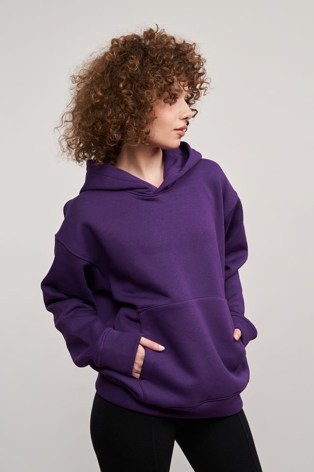 Oversize Hoodie - Mor