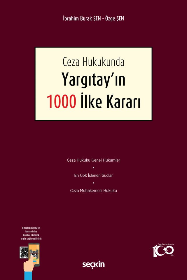 Ceza Hukukunda Yargıtay'ın 1000 İlke Kararı