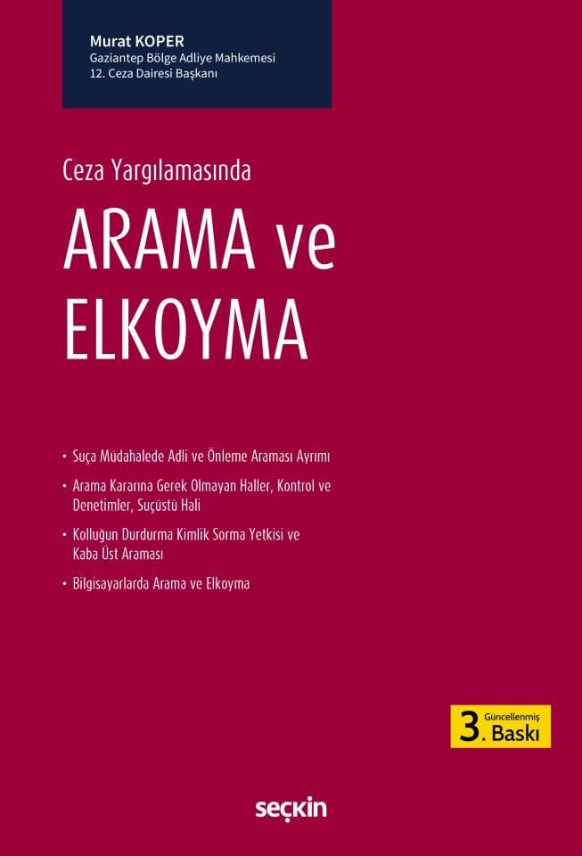 Ceza Yargılamasında Arama ve Elkoyma