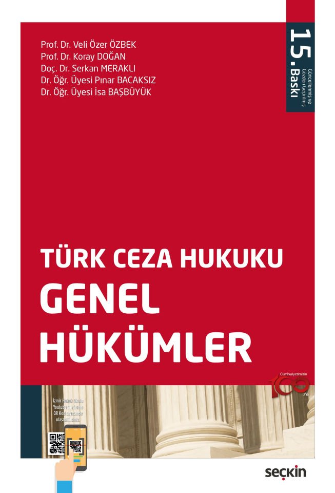 Türk Ceza Hukuku Genel Hükümler