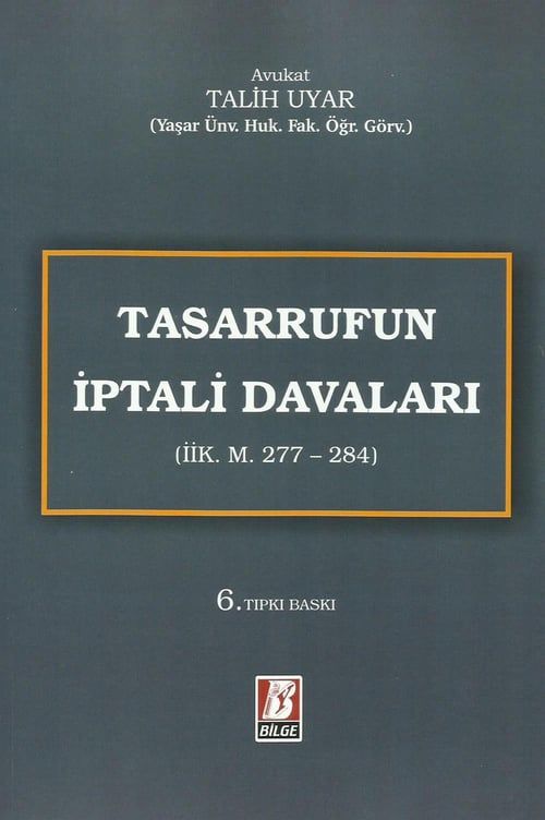 Tasarrufun İptali Davaları