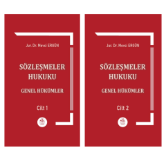 Sözleşmeler Hukuku Genel Hükümler (2 Cilt)