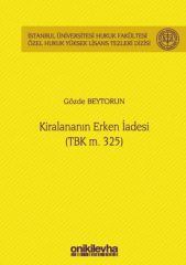 Kiralananın Erken İadesi (TBK m. 325)