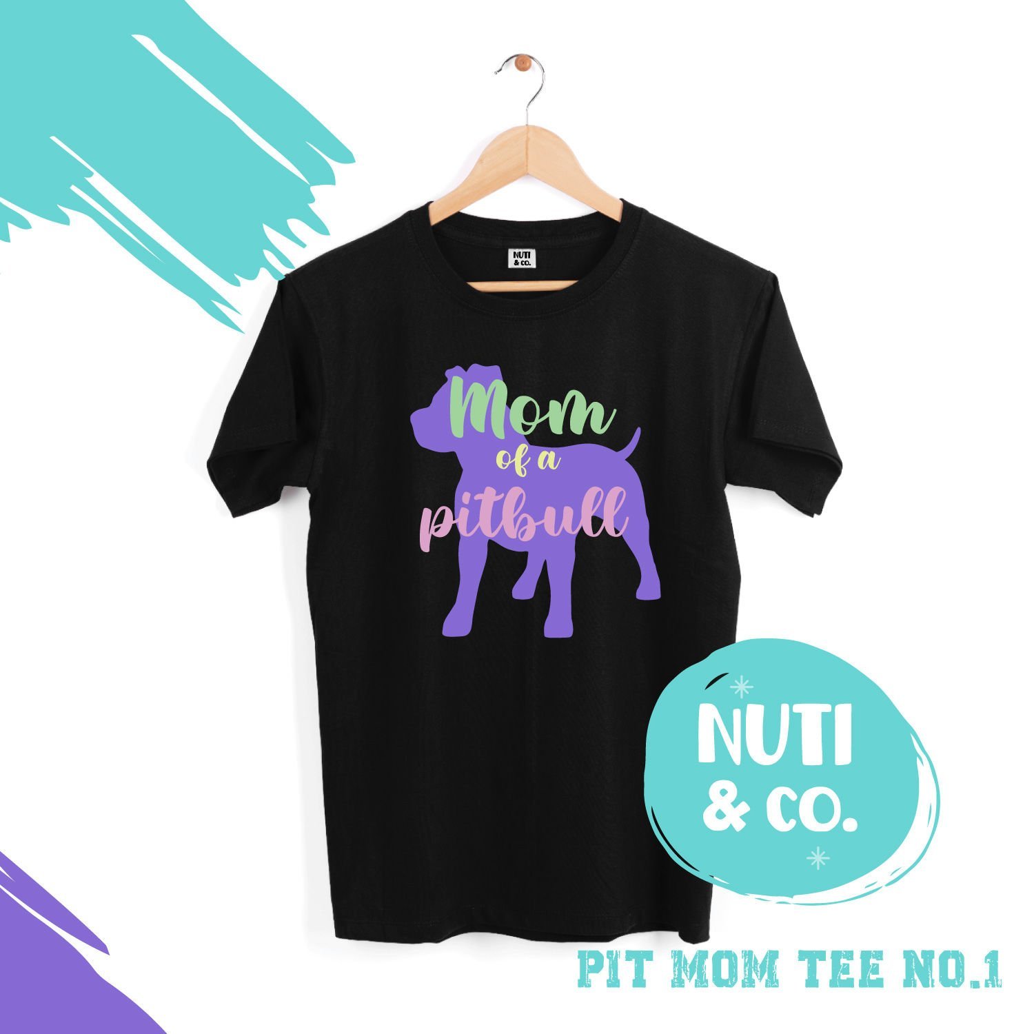 Pitbull Mom T-shirt No.1