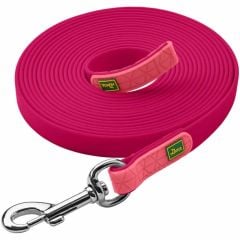 Hunter 12 Metre Tracking Leash Convenience Raspberry Köpek Gezdirme Kayışı Neon Pembe