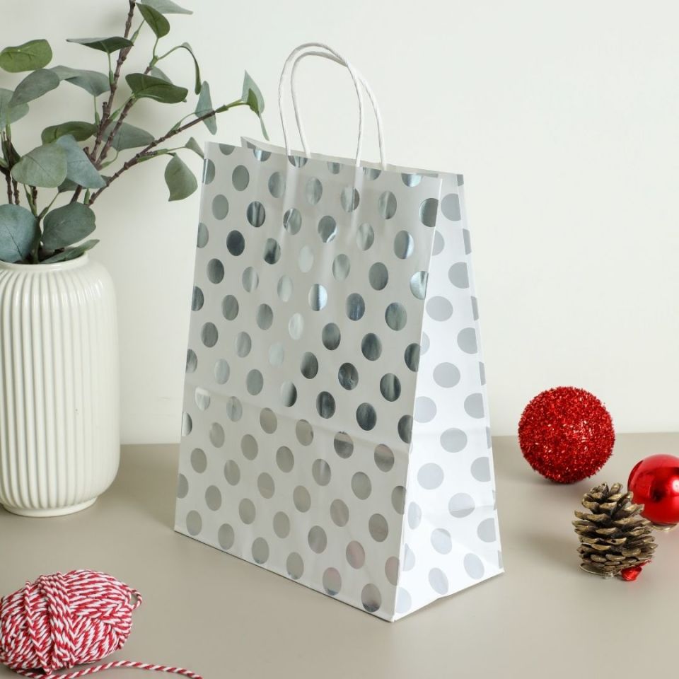 Sarkap Home 3'lü 26x33 Desenli Kraft Kağıt Poşet Çanta PUANTİYEGRİ