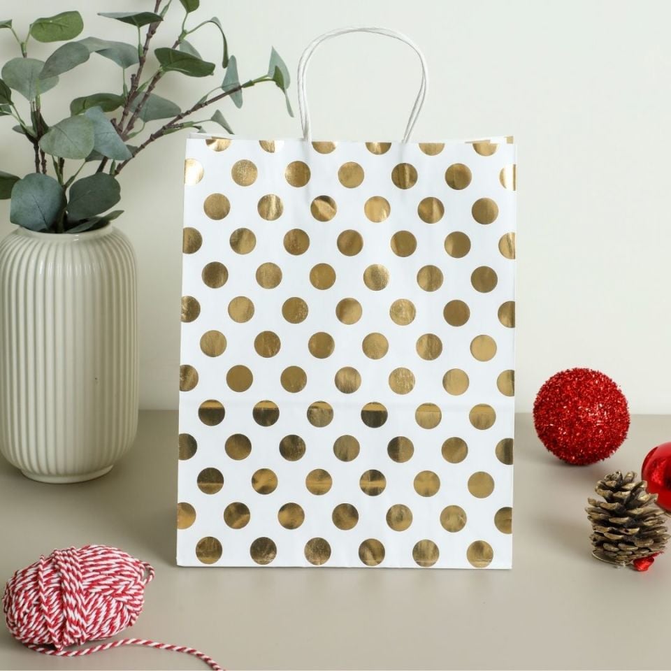 Sarkap Home 3'lü 26x33 Desenli Kraft Kağıt Poşet Çanta PUANTİYESARI