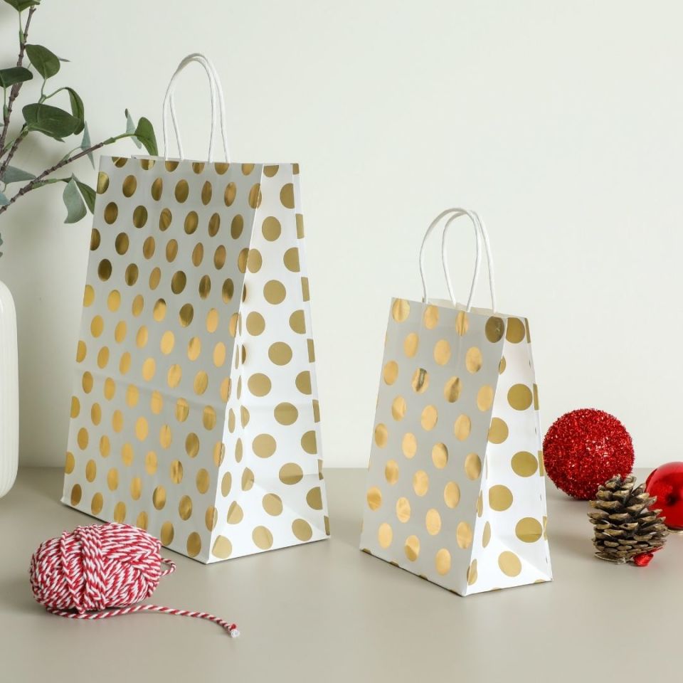 Sarkap Home 3'lü 26x33 Desenli Kraft Kağıt Poşet Çanta PUANTİYESARI