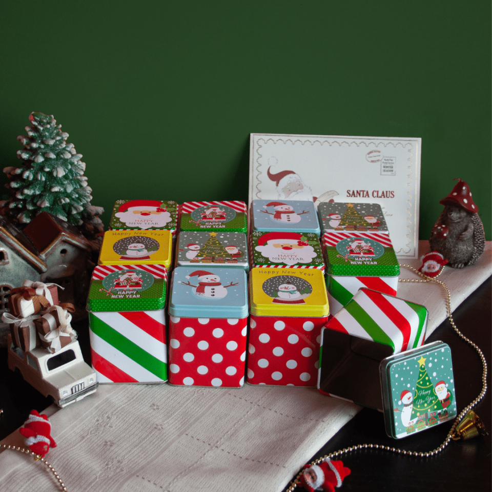 12'li Display Kutu Set Köşeli