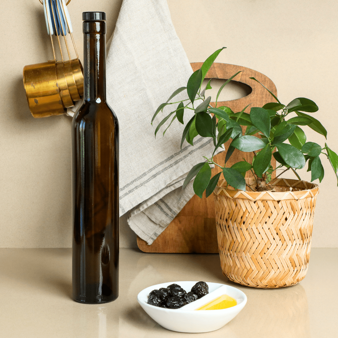 Sarkap Home 500 ml Future Cetie Cam Zeytinyağ Şişesi Yağdanlık