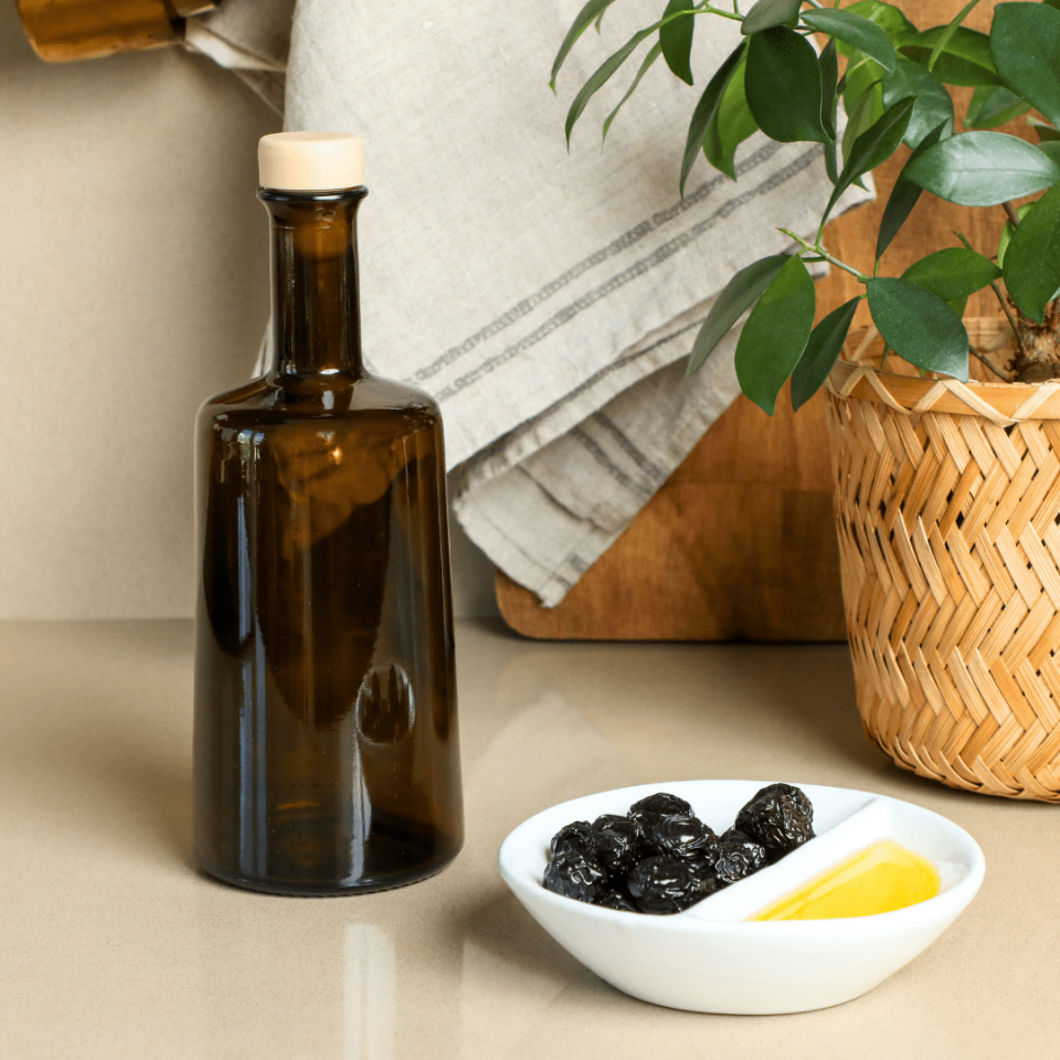 Sarkap Home 500 ml Odessa Uvag Cam Zeytinyağ Şişesi Yağdanlık