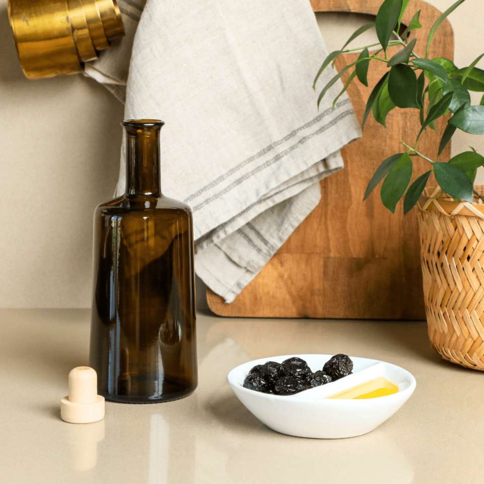 Sarkap Home 500 ml Odessa Uvag Cam Zeytinyağ Şişesi Yağdanlık