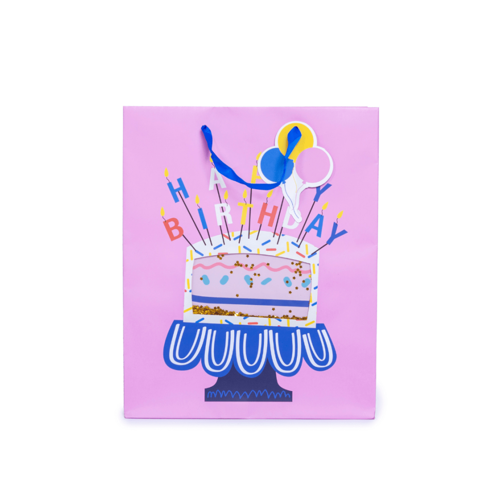 Sarkap Home Özel Tasarım Desenli Hediyelik Karton Çanta Pembe