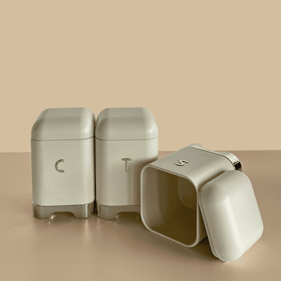 Sarkap Home Galvaniz Metal Saklama Kutusu Seti